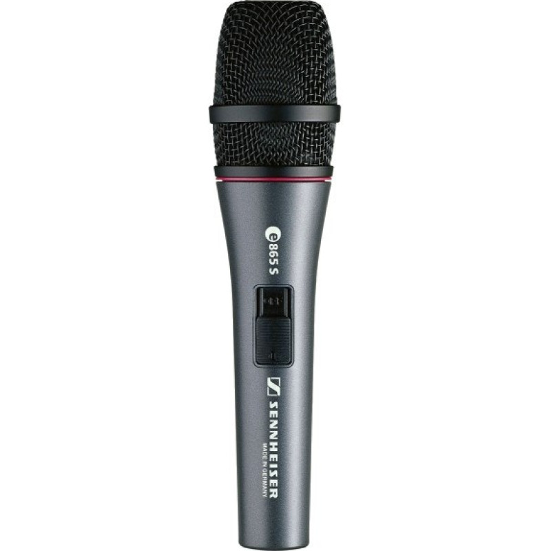 Sennheiser E865-S - supercardioid condenser vocal microphone, version with on/off switch