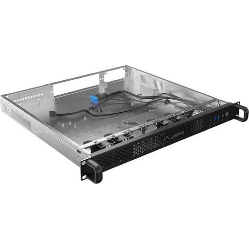 Lanberg SC01-4201-10B modular server chassis Rack (1U) 0 GB