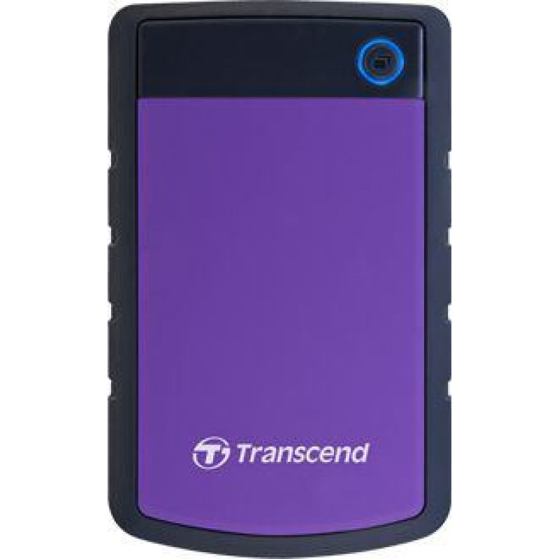Transcend Dysk zewnętrzny HDD Transcend 25H3 4TB Czarno-fioletowy (TS4TSJ25H3P)