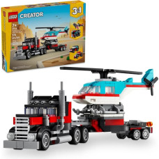 Lego CREATOR 3 IN 1 31146 FLATBED TRUCK WITH HELICOPTER