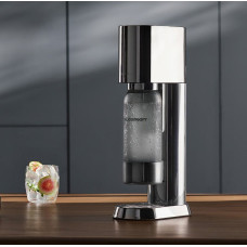 Sodastream Аппарат для приготовления газированных напитков, нержавеющая сталь.