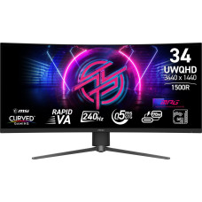 MSI MPG 346CQRF X24 - 34" | VA | UWQHD | 1 ms | 240 Hz | 1500R Curved