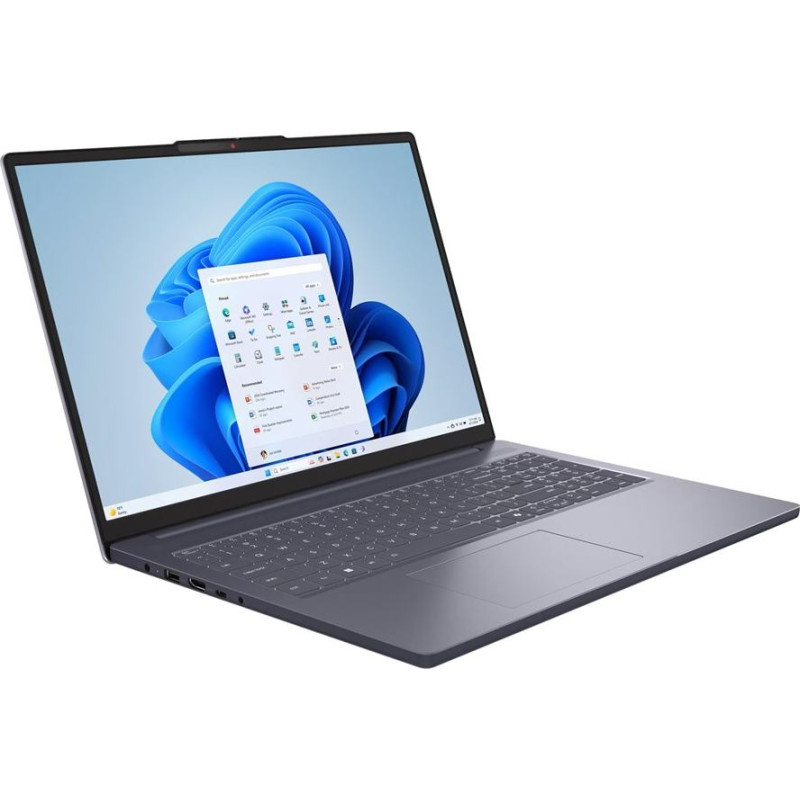 Lenovo IdeaPad Slim 3 16ARP10 AMD Ryzen&trade; 5 7535HS Laptop 40,6 cm (16") WUXGA 16 GB DDR5-SDRAM 512 GB SSD Wi-Fi 6 (802.11ax) English Grey