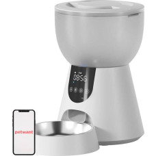 Petwant F17 LED automatic food dispenser + W8 Petwant drinker