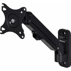 Gembird MA-WA1-01 monitor mount / stand 68.6 cm (27") Black Wall