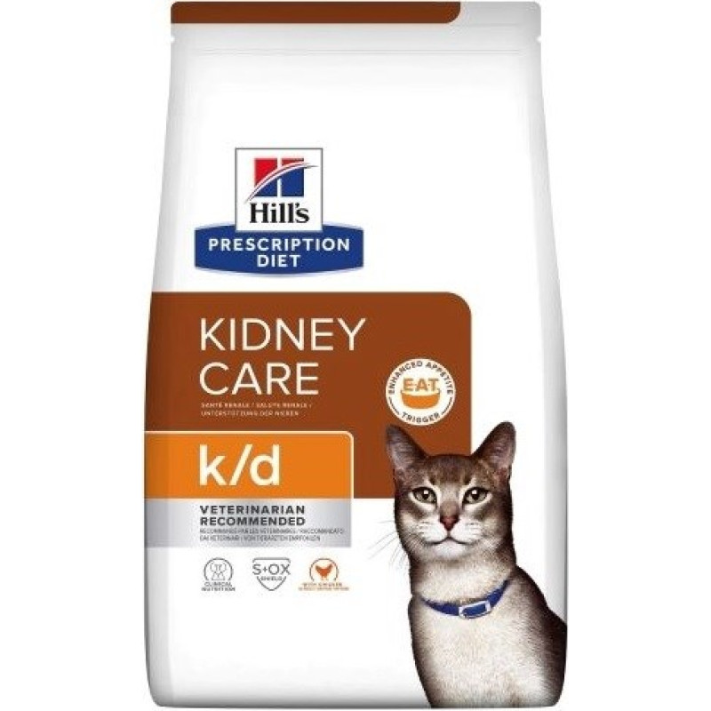 Hill's PRESCRIPTION DIET Feline k/d Kidney Care Dry cat food Chicken 3 kg
