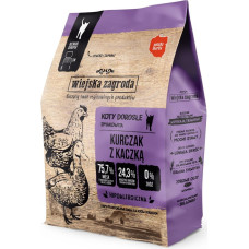 Wiejska Zagroda Chicken with duck - dry cat food - 400g