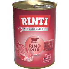 Rinti Singlefleisch Pur Beef - wet dog food - 400g