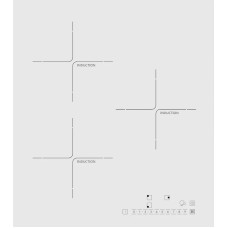 Schlosser Įmontuojama indukcinė kaitlentė Schlosser PI403S1CW