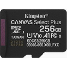 Kingston Karta pamięci microSD 256GB Canvas Select+ G3 150MB/s