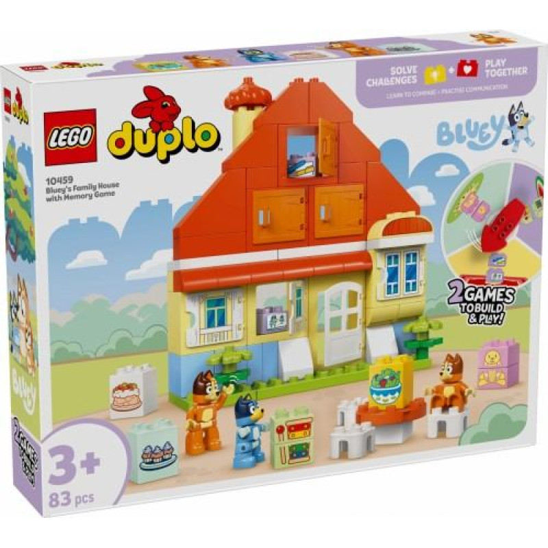 Конструктор Lego DUPLO 10459 «Семейный дом» с игрой на развитие памяти.