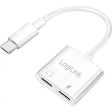 Logilink USB-C adapter with PD 2xUSB-C, max 60W