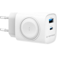 Gembird USB-A USB-C charger 20W PowerDelivery Quick Charge 3.0, white