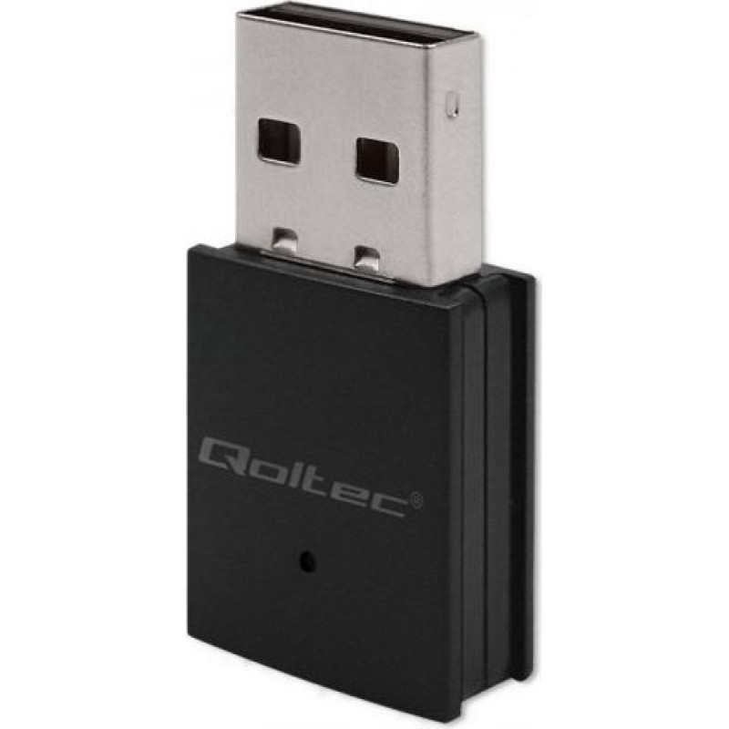 Qoltec Adapter WiFi,BT4.0,USB 600Mbps, wireless