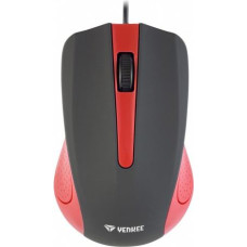 Yenkee USB wired mouse, 3 buttons, rubberized surface