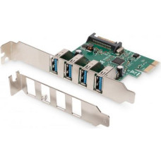 Digitus Add-On PCI Express Card USB 3.0 4xUSB 3.0, Chipset: VL805