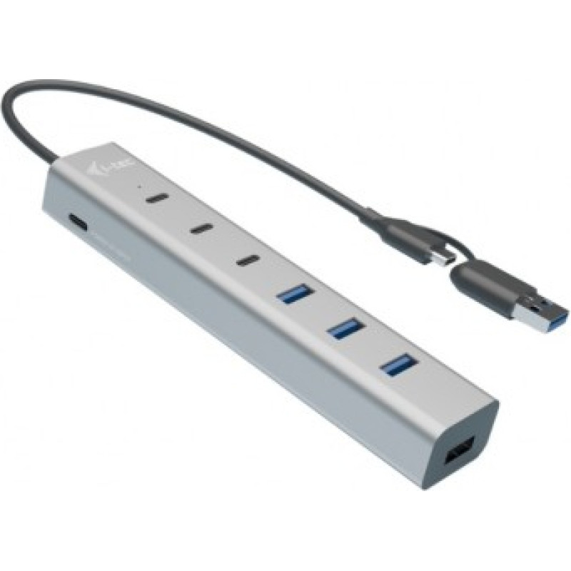 I-Tec USB-C/USB-A Charg ing Metal HUB 7 ports