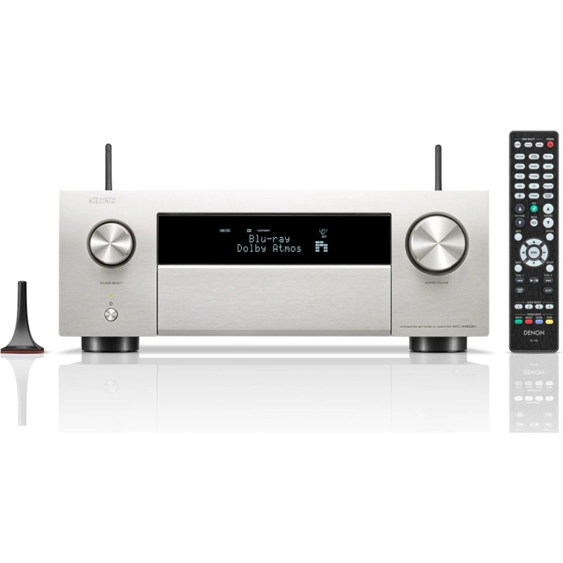 Denon Stiprintuvas Denon AVC-X4800H, sidabrinis