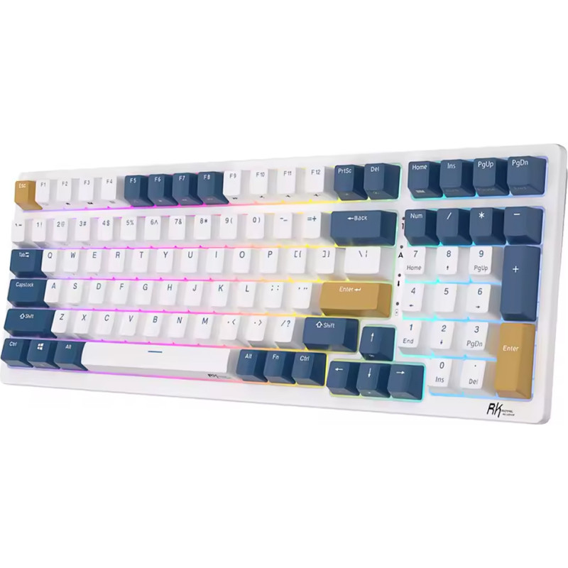 Royal Kludge RK98 Klein Blue, Blue Switch, US