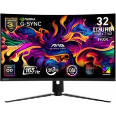 MSI Monitor 31.5 inches MAG 321CUP QD-LED/UHD/Curved/165Hz/black