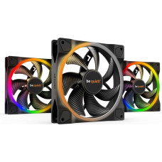 Be Quiet! Light Wings 140mm ARGB PWM Fan Black 3 Pack