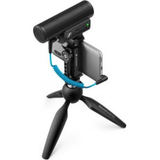 Sennheiser MKE 400 Mobile Kit - condenser, supercardioid microphone with low-pass filter with Manfrotto tripod