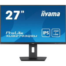 Iiyama XUB2793QSU-B7 computer monitor 68.6 cm (27") 2560 x 1140 pixels Wide Quad HD LED Black