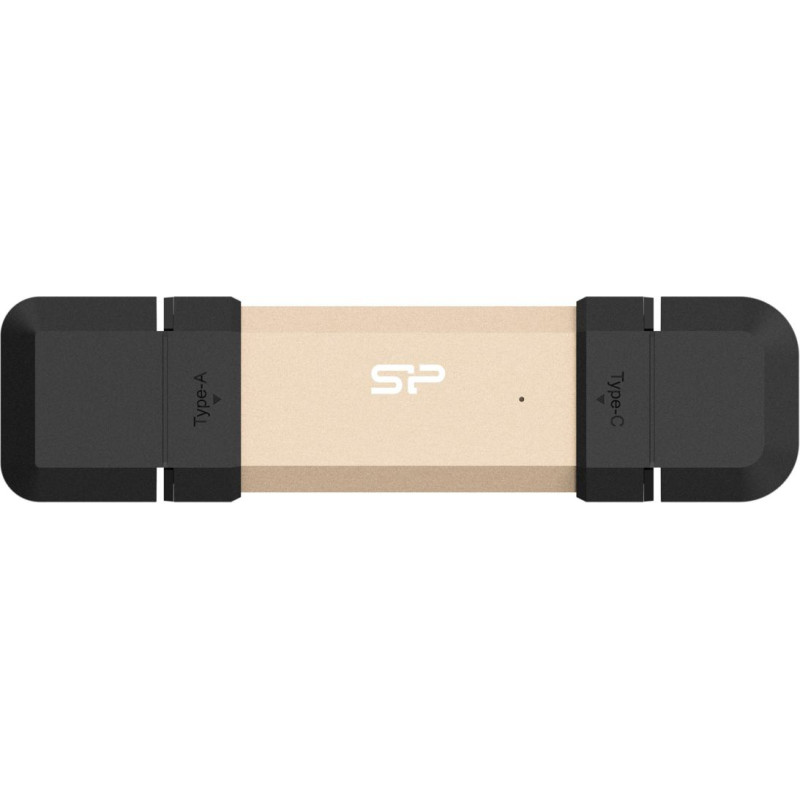 Silicon Power DS72 USB flash drive 1 TB USB Type-A / USB Type-C 3.2 Gen 2 (3.1 Gen 2) Gold