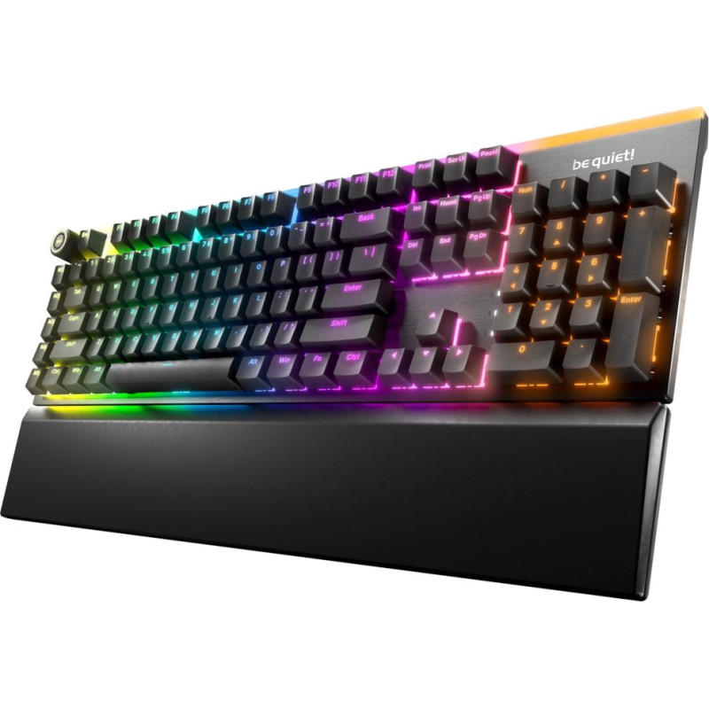 Be Quiet! Light Mount Silent Linear US ANSI keyboard Gaming USB QWERTY US English Black