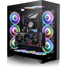 Thermaltake PC case CTE E600 MX Tempered Glass, glass side - black