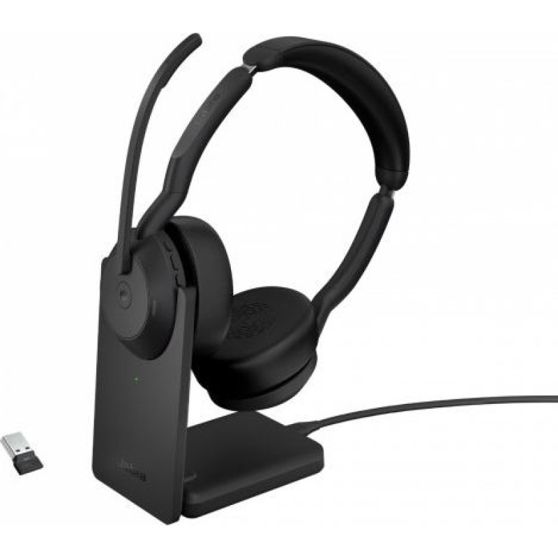 Jabra Headphones Evolve2 55 Link380a MS Stereo Stand
