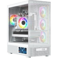 Modecom PC case Volcano AQ400 ARGB MIDI WHITE