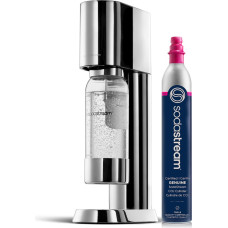 Sodastream Аппарат для приготовления газированных напитков, нержавеющая сталь.