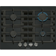 Siemens Встраиваемая газовая варочная панель iQ300, EN6B6PK40, 60 см.