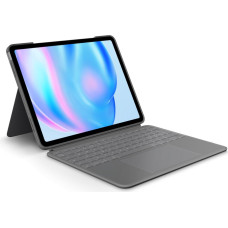 Logitech Combo Touch, QWERTY, Duński, Fiński, Norweski, Szwedzki, Trackpad, 1.9 cm, 1 mm, Apple