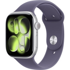 Apple Smartwatch Apple Watch 11 GPS + Cellular 42mm Silver Alu Sport Band M/L Fioletowy  (MF8J4MP/A)