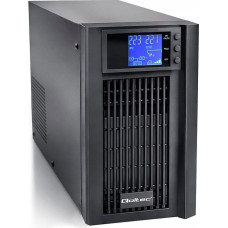 Qoltec Zasilacz awaryjny UPS Pure Sine Wave | 2kVA | 1600W | AVR | LCD | Czysty Sinus