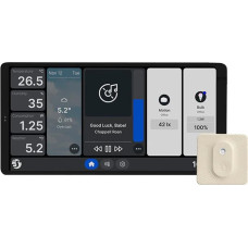 Shelly Dual Control Panel Shelly Wall Display X2 WiFi/BLU (silver) + BLU H&T