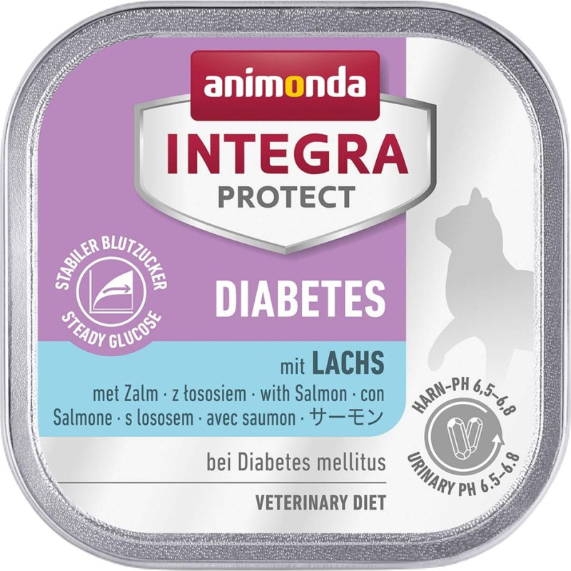 Animonda Integra Protect Diabetes Salmon - wet cat food - 100g