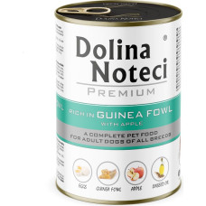 Dolina Noteci Premium Rich in guinea fowl with apple - wet dog food - 400g