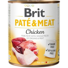 Brit Paté & Meat with chicken - wet dog food - 800g