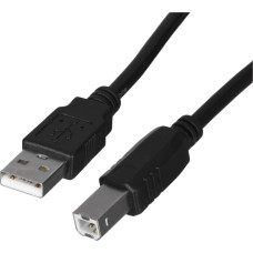 Lanberg CA-USBA-10CC-0018-BK USB cable USB 2.0 1.8 m USB B Black