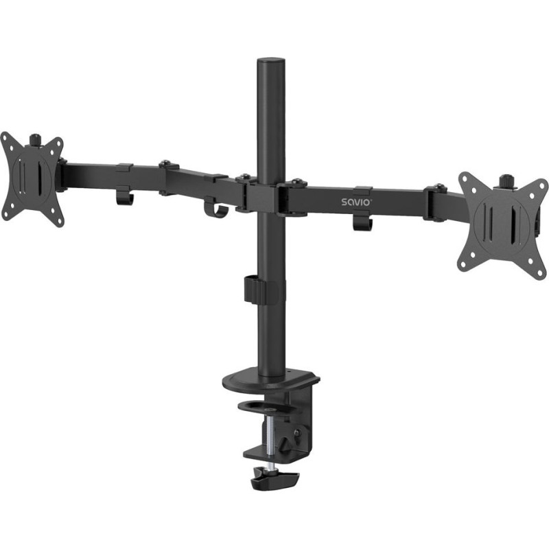 Savio UM-03 Dual Desk Mount for Monitor 17&Prime;&ndash;32&Prime;