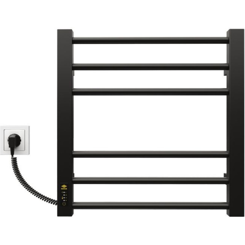 Kosser Rank&scaron;luosčių džiovintuvas Kosser Step 500x500/6 EL laikmatis juodas