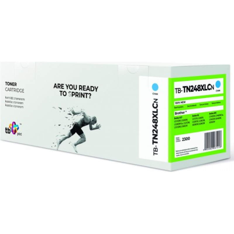 Tb Print Toner for Brother TN248XLC TB-TN248XLCN 100% new cyan