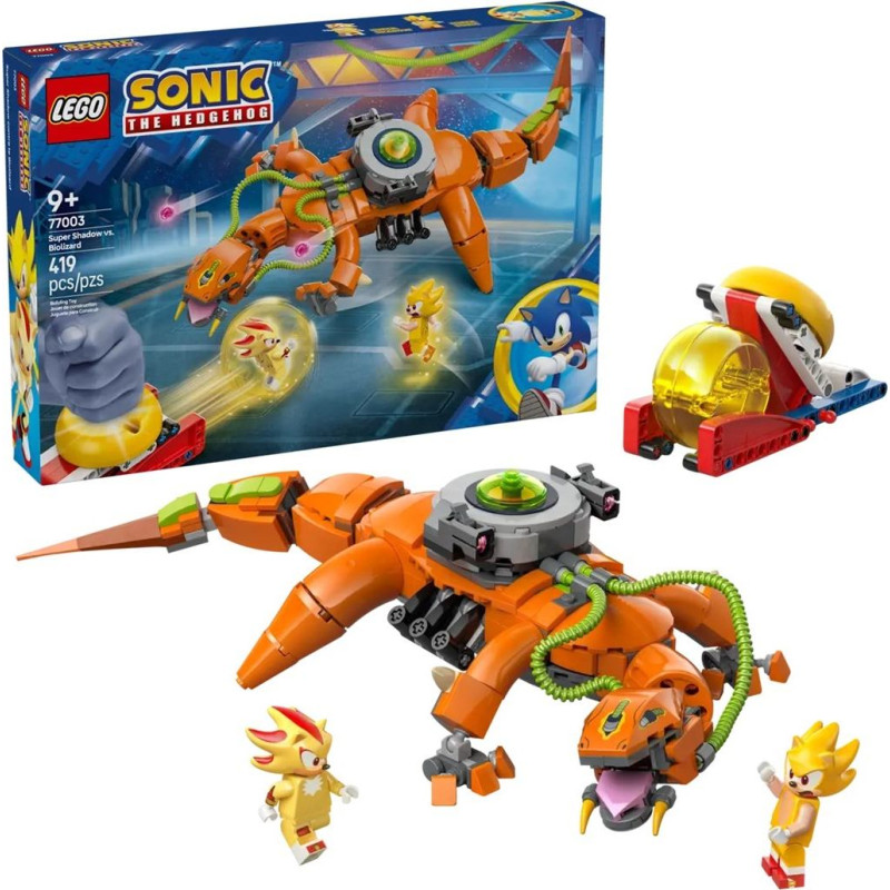 Lego SONIC THE HEDGEHOG 77003 Супер Шэдоу против Биоящера
