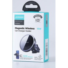 Joyroom Car Mount Wireless Charger MagSafe Clamp Holder (Air Outlet Verison) 4.5-6.7 inch, 15W, Black (JR-ZS240-AIR)