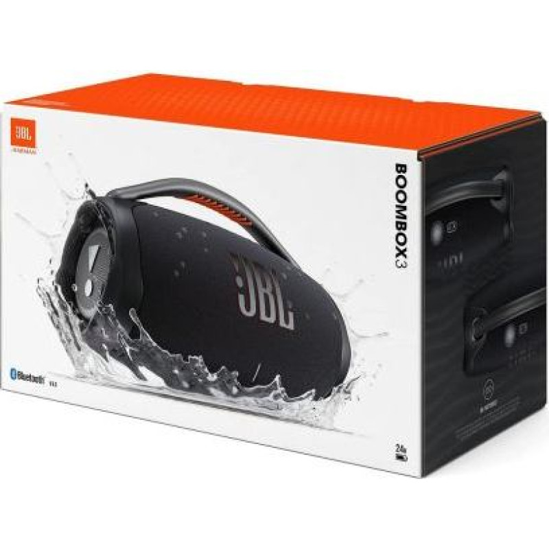 JBL Boombox 3 Portable Bluetooth Party Speaker Black EU - ONLY BOX DAMAGE
