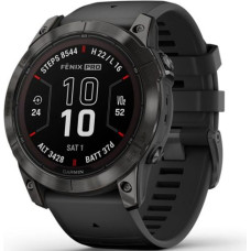 Garmin Zegarek sportowy Garmin Fenix 7x Pro Solar Szaro-czarny (010-02778-01)