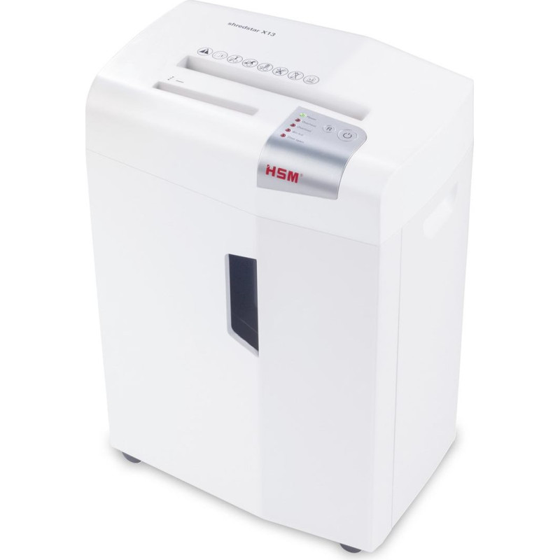 HSM shredstar X13 document shredder, 4 x 37 mm + separate CD-cutting mechanism